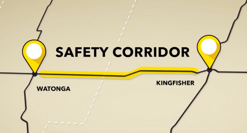 Safety corridor infographic